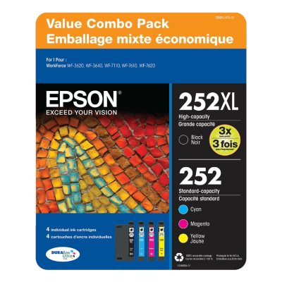 Epson T252 Durabrite Ultra Ink Club Pack