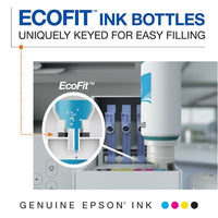 Epson T522 Black and Color Ink Bottles, Club Pack