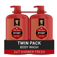 Old Spice Swagger Scent of Cedarwood Men'S Body Wash, 33.4 Fl. Oz., 2 Pk.