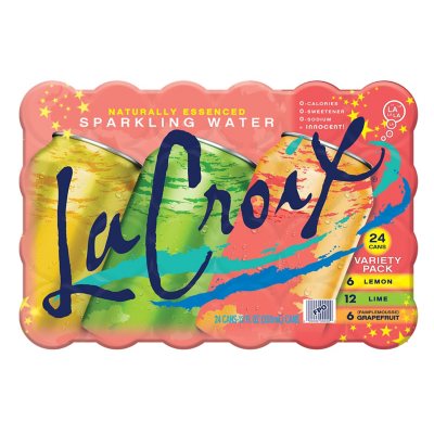 Lacroix Sparkling Water Variety Pack 12 Fl. Oz., 24 Pk.