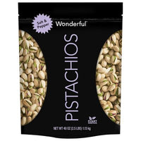 Wonderful Salt & Pepper Pistachios, 40 Oz.
