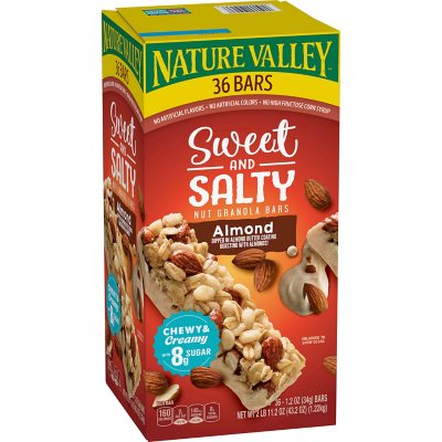 Nature Valley Sweet and Salty Nut Almond Granola Bars, 36 Ct.