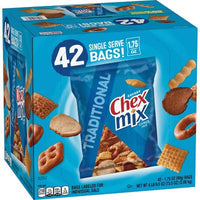 Chex Mix Traditional Savory Snack Mix, 1.75 Oz., 42 Pk.