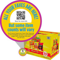 Frito-Lay Flamin' Hot Snacks, Variety Pack, 30 Pk.