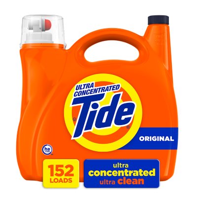 Tide Liquid Laundry Detergent, Original, 152 Loads, 170 Fl. Oz.