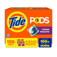 Tide PODS Laundry Detergent Pacs, Spring Meadow, 156 Ct.