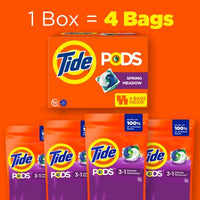 Tide PODS Laundry Detergent Pacs, Spring Meadow, 156 Ct.