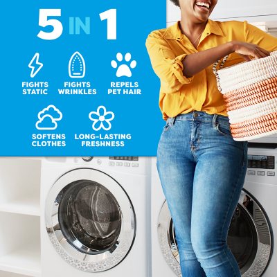 Bounce Pet Hair & Lint Guard Mega Dryer Sheets, Fresh Scent, 210 Ct.