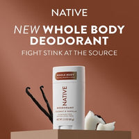 Native Whole Body Aluminum-Free Deodorant, Coconut & Vanilla, 2.3Oz., 3Pk.