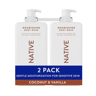 Native Nourishing Body Wash, Coconut & Vanilla, 36 Fl. Oz., 2 Pk.