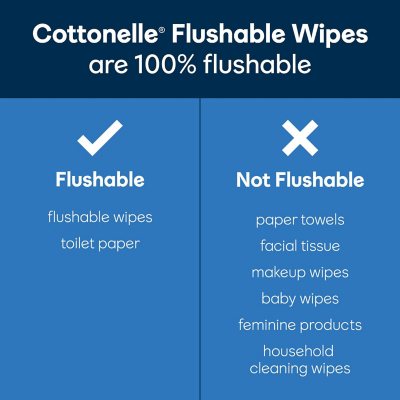 Cottonelle Freshcare Flushable Wipes, 12 Ct., 504 Wipes