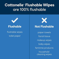 Cottonelle Freshcare Flushable Wipes, 12 Ct., 504 Wipes