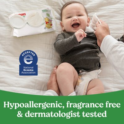Huggies Natural Care Sensitive Baby Wipes, Fragrance Free, 17 Pk., 1088 Wipes
