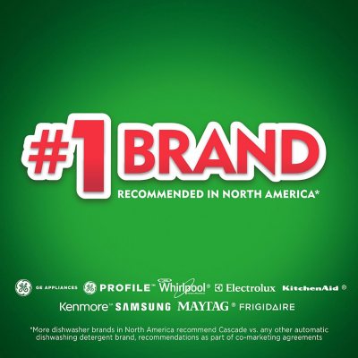 Cascade Complete Gel + Oxi Dishwasher Detergent, 125 Fl. Oz.