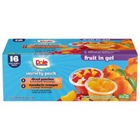 Dole Fruit Bowls in Gel Variety Pack 4.3 Oz., 16 Pk.