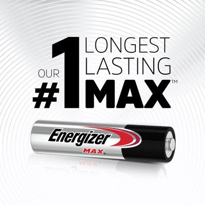 Energizer MAX AAA Alkaline Batteries, 48 Pk.
