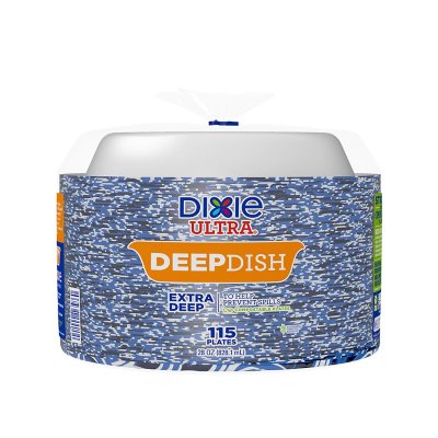 Dixie Ultra Extra Deep Dish Paper Plates 28 Oz., 115 Ct.