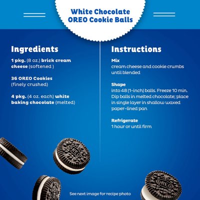 OREO Chocolate Sandwich Cookies, 2.4 Oz., 30 Pk.