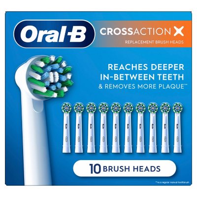 Oral-B Crossaction X Replacement Brush Heads (10 Ct.)