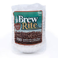 Brew Rite Coffee Filter 8-12 Cups, 700 Ct.