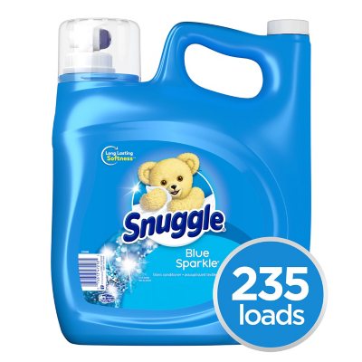 Snuggle Liquid Fabric Softener, Blue Sparkle, 235 Loads, 188 Fl. Oz.