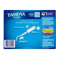 Tampax Pearl Tampons Trio Pack, Unscented, 86 Ct.