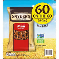 Snyder's Mini Pretzels, 1.5 Oz., 60 Pk.