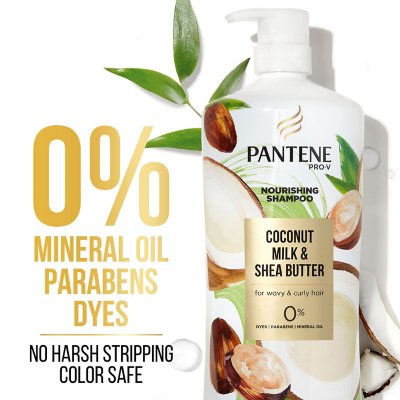 Pantene Pro-V Nourishing Coconut Milk & Shea Butter Shampoo, 38.2 Fl. Oz.