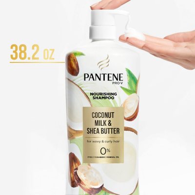 Pantene Pro-V Nourishing Coconut Milk & Shea Butter Shampoo, 38.2 Fl. Oz.