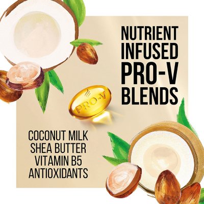 Pantene Pro-V Nourishing Coconut Milk & Shea Butter Shampoo, 38.2 Fl. Oz.