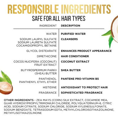 Pantene Pro-V Nourishing Coconut Milk & Shea Butter Shampoo, 38.2 Fl. Oz.