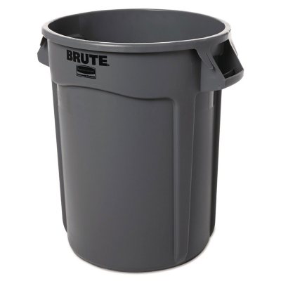 Rubbermaid Brute Trash Can, 32 Gal., Choose Color