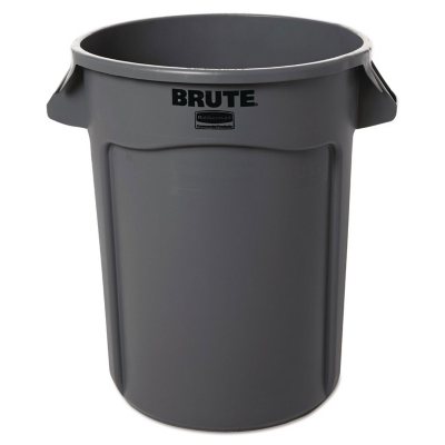 Rubbermaid Brute Trash Can, 32 Gal., Choose Color