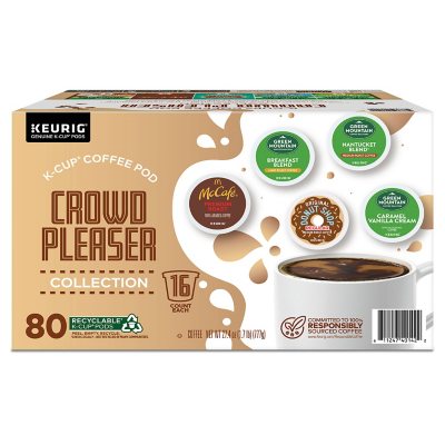 Crowd Pleaser Variety Pack, Single Serve Pods, 80 Ct.