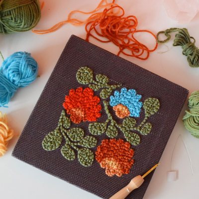 Art 101® Crafts Punch Needle Embroidery Canvas Kit