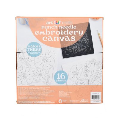 Art 101® Crafts Punch Needle Embroidery Canvas Kit
