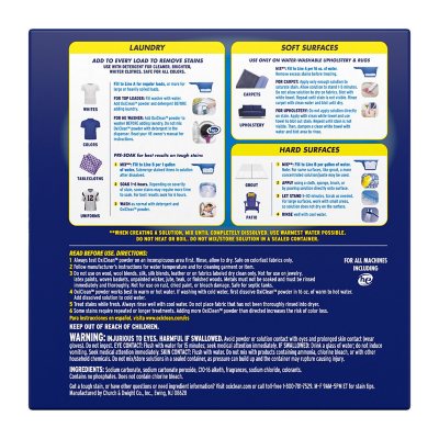 Oxiclean Concentrated Max Efficiency Versatile Stain Remover Powder 8.08 Lbs.