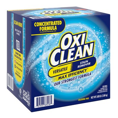 Oxiclean Concentrated Max Efficiency Versatile Stain Remover Powder 8.08 Lbs.