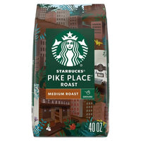 Starbucks Pike Place Medium Roast Ground Coffee, 40 Oz.