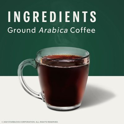 Starbucks Pike Place Medium Roast Ground Coffee, 40 Oz.