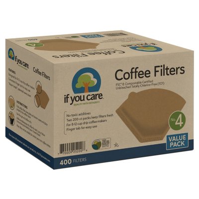 If You Care #4 Unbleached Coffee Filter, 400 Ct.
