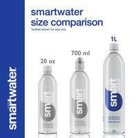Smartwater Vapor Distilled Premium Water Bottles, 1 L., 15 Pk.