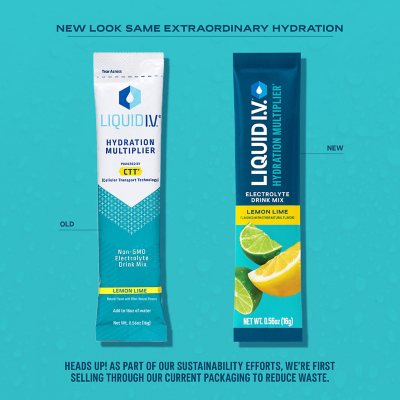 Liquid I.V. Hydration Multiplier Variety Pack, Lemon Lime & Passion Fruit, 30 Ct.