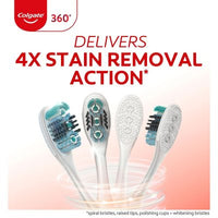 Colgate Optic White 360 Soft Manual Toothbrush, 8 Ct.