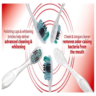 Colgate Optic White 360 Soft Manual Toothbrush, 8 Ct.