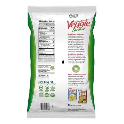 Sensible Portions Sea Salt Garden Veggie Straws, 23.5 Oz.