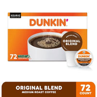 Dunkin' Donuts Medium Roast K-Cup Coffee Pods, Original Blend, 72 Ct.