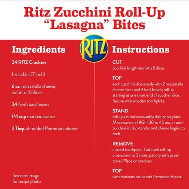 RITZ Original Crackers, 3.43 Oz., 18 Pk.