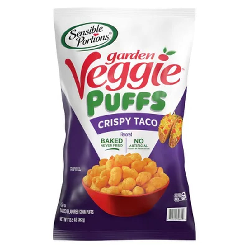 Sensible Portions Garden Veggie Taco Puffs, 13.5 Oz.