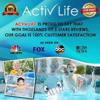 Activ Life 2 Pack Ultimate Skip Ball – Water Bouncing Ball, Create Memories with Friends & Family at the Beach or Pool, Whale